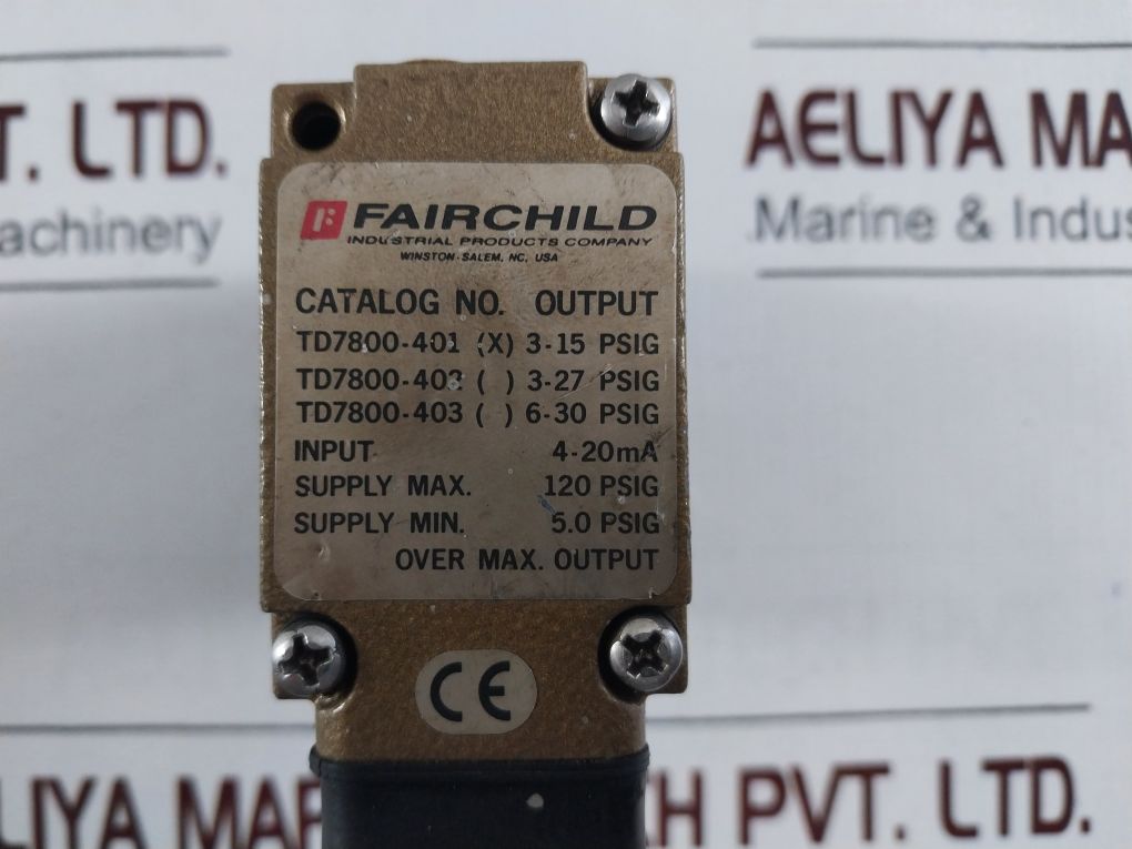 Fairchild Td7800-401 Transducer