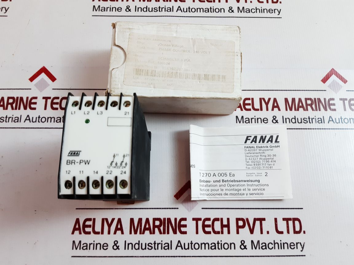 Fanal Br-pw Phase- Sequence Monitor 3Ac 50…60Hz 380…415V
