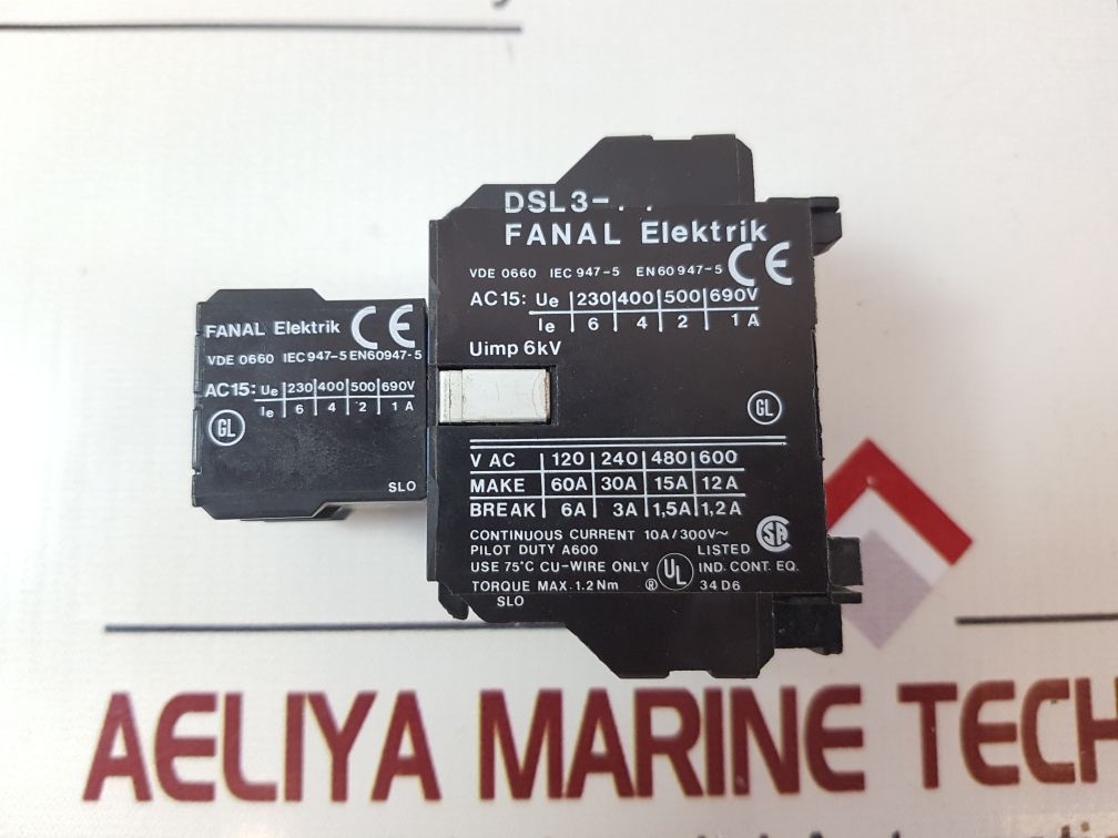 Fanal Dsl3 Contactor With Sc2-11