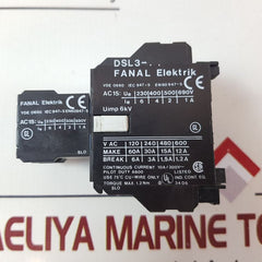 Fanal Dsl3 Contactor With Sc2-11