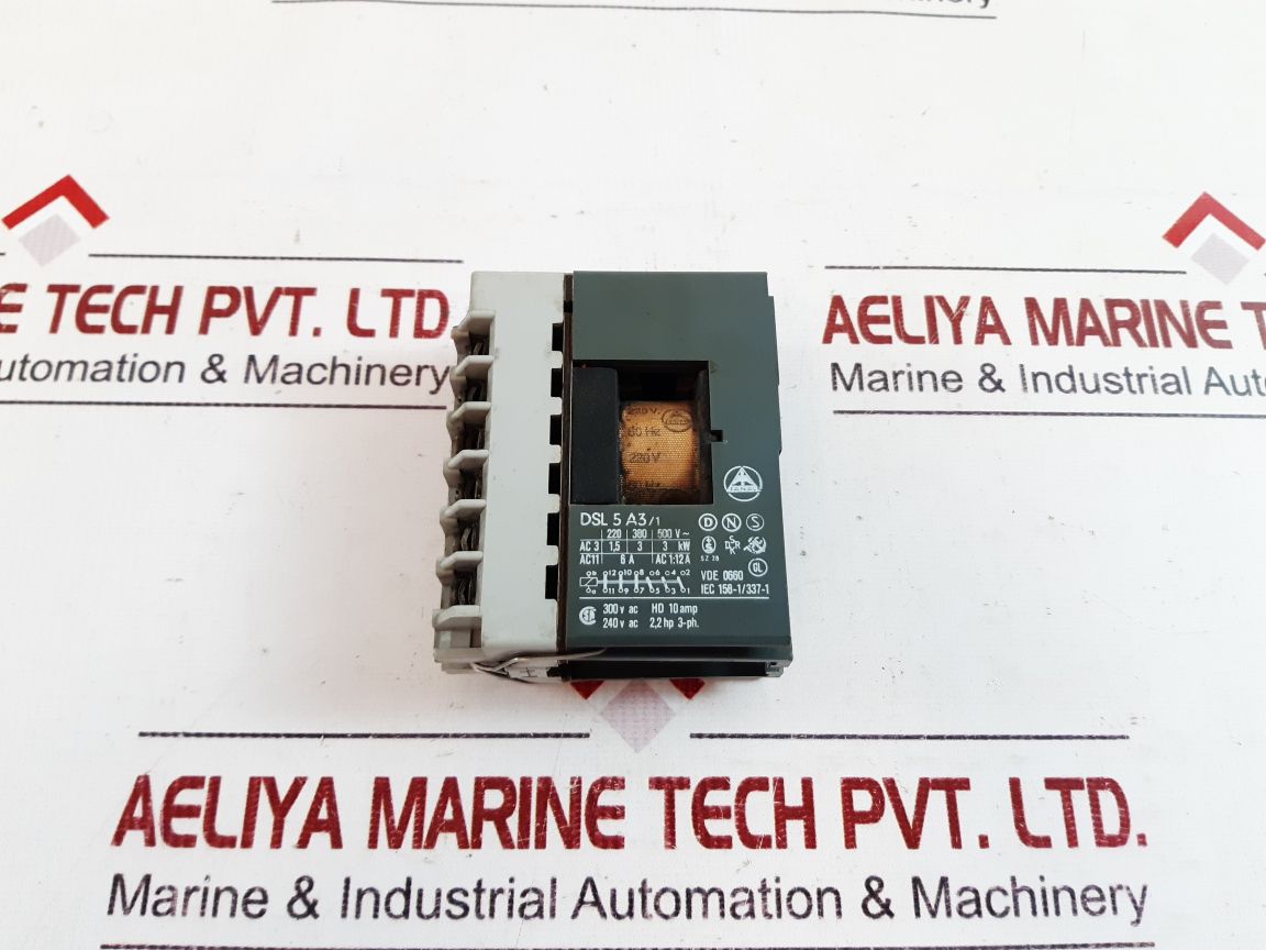 Fanal dsl5a3/1 contact relay