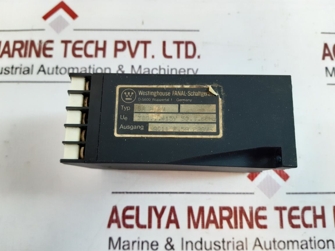 Fanal Elektrik Br-pw Phase-sequence Monitor Ac11 2.5A 220V~