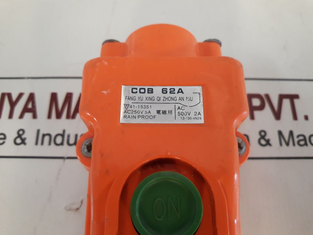 Fang Yu Xing Qi Zhong An Niu Cob 62A Overhead Crane Remote Control Pendant