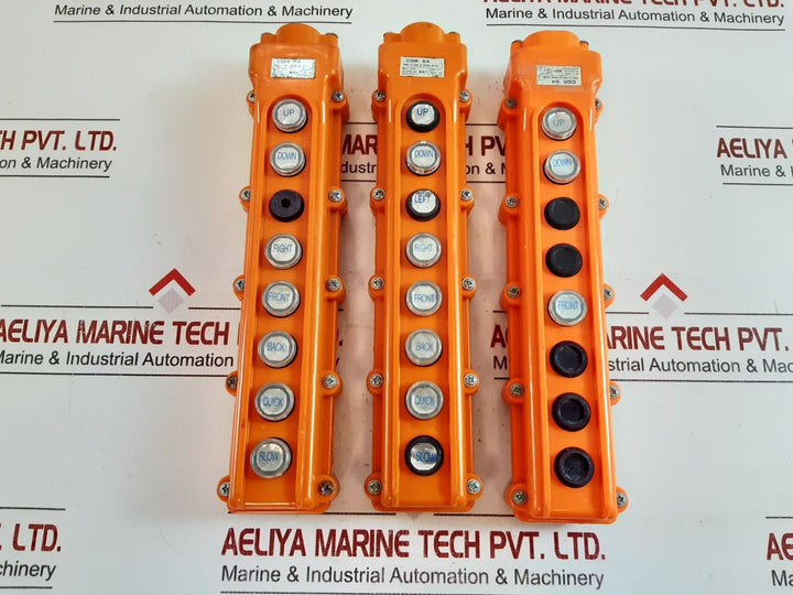 Fang Yu Xing Qi Zhong An Niu Cob64 Overhead Crane Remote Control Pandant
