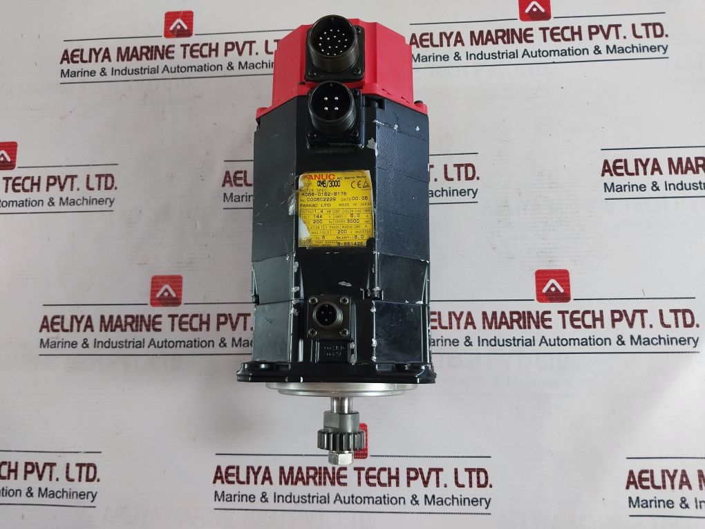 Fanuc A06B-0162-b175 Am6/3000 Ac Servo Motor B-65142E