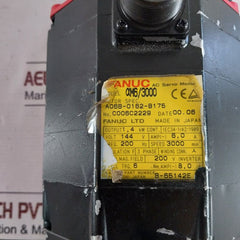 Fanuc A06B-0162-b175 Am6/3000 Ac Servo Motor B-65142E