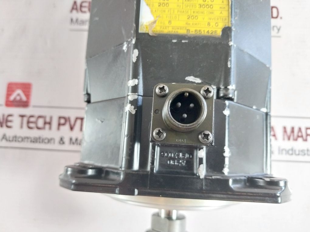 Fanuc A06B-0162-b175 Am6/3000 Ac Servo Motor B-65142E