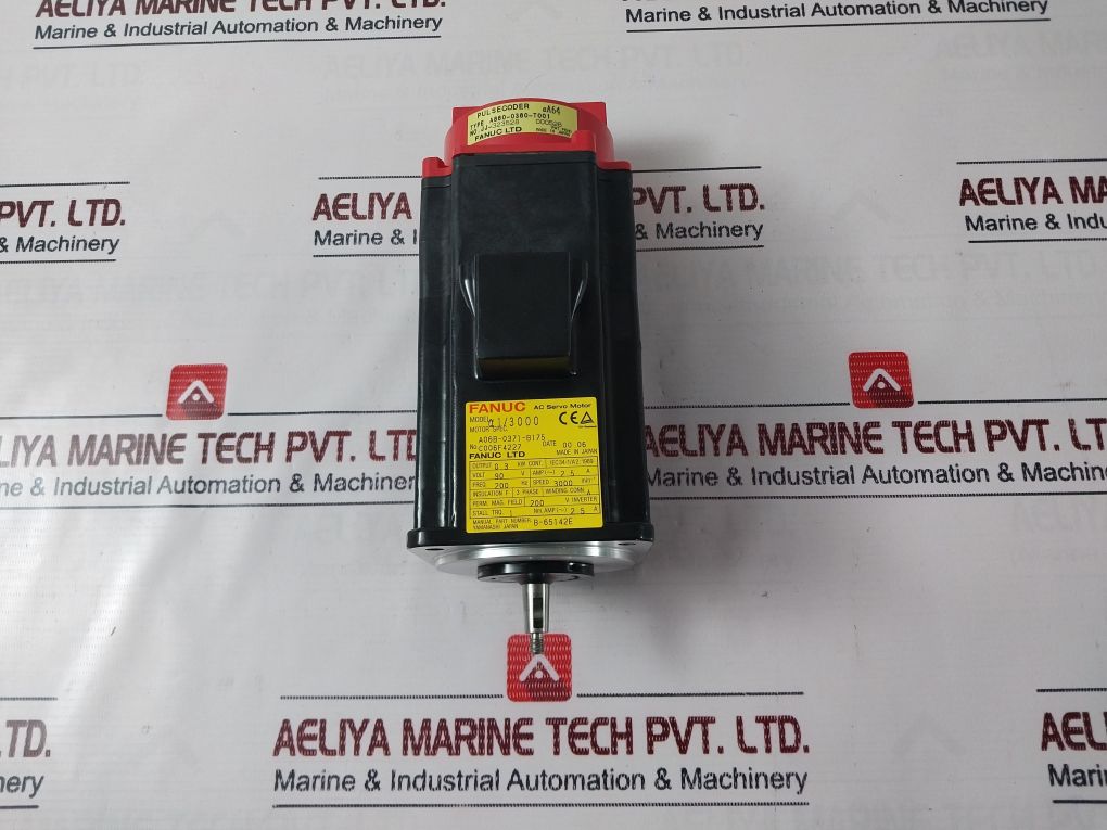 Fanuc A06B-0371-b175 Ac Servo Motor 90V 2.5A