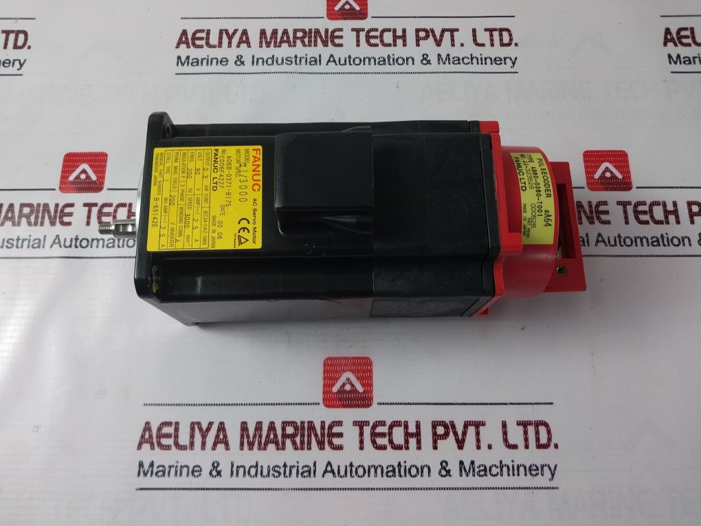 Fanuc A06B-0371-b175 Ac Servo Motor 90V 2.5A