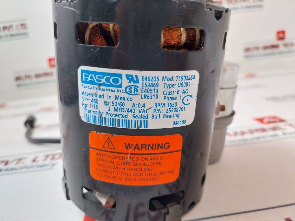 Fasco 71902254 Fan Motor U90B1