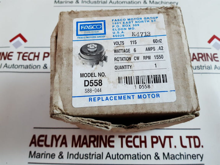 Fasco D558 Electric Motor
