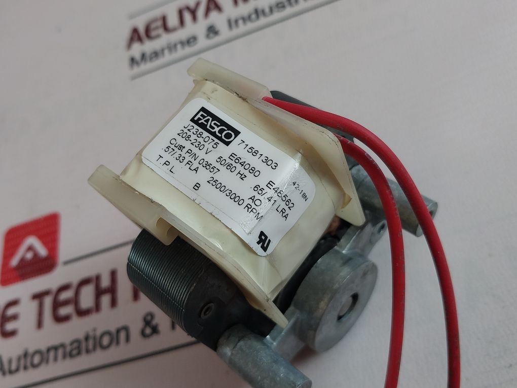 Fasco J238-075 High Temperature Resistant Fan Motor