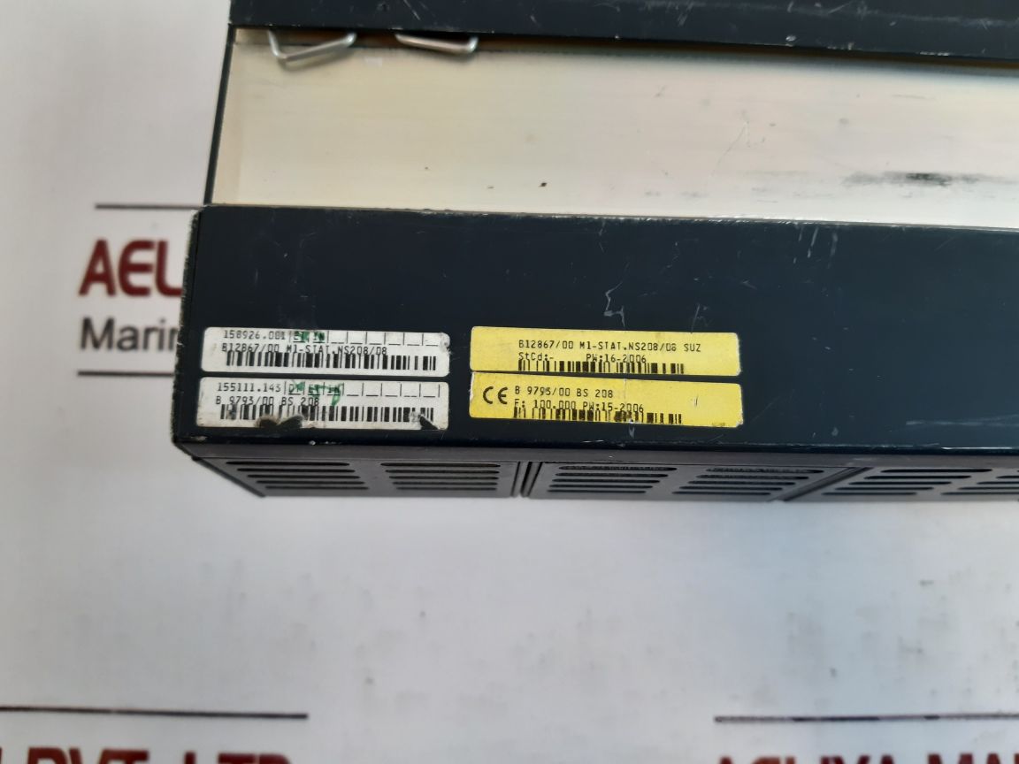 Bachmann Fs211/N,Di0280,Ai0288,Ptai216,Cnt204/H,Cm202,Em203 Rack