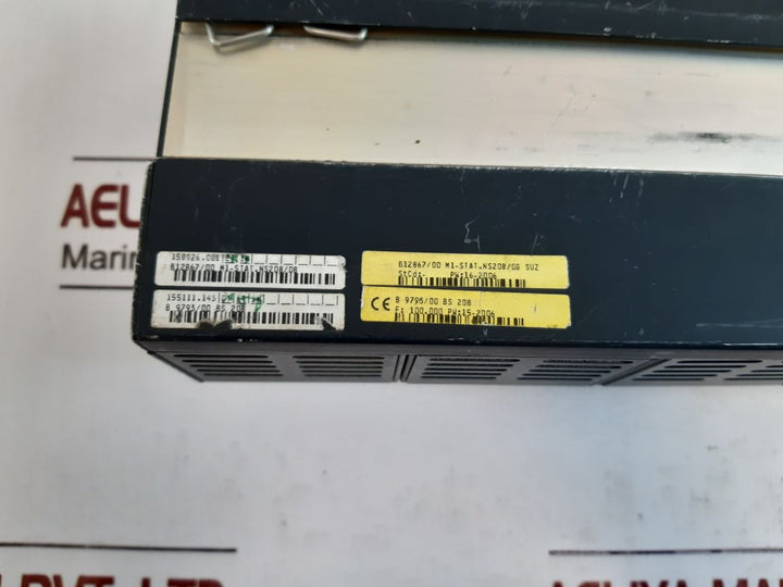 Bachmann Fs211/N,Di0280,Ai0288,Ptai216,Cnt204/H,Cm202,Em203 Rack