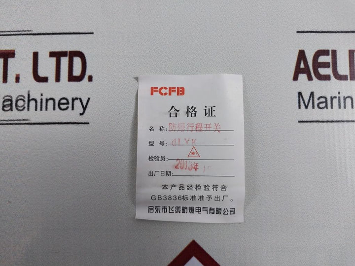 Fcfb Dlxk-15B Explosion-proof Limit Switch Dlxk