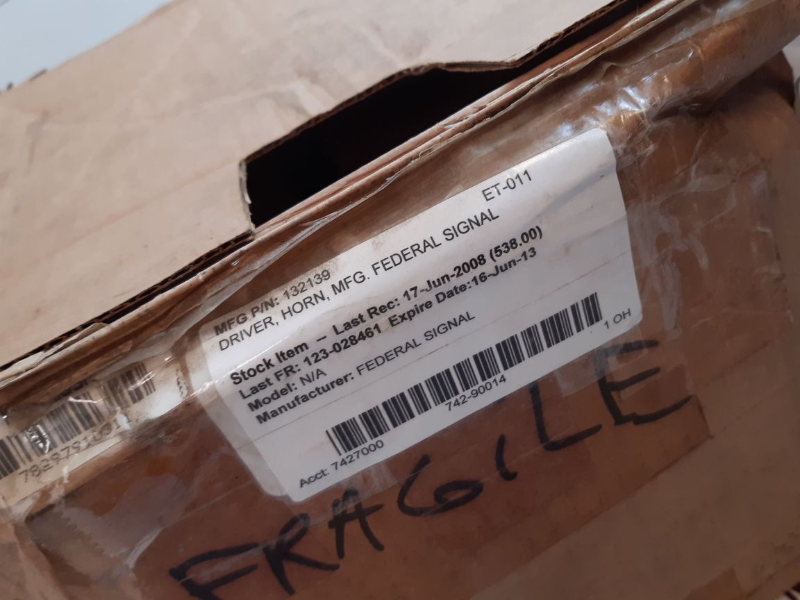 Federal Signal Sa1331C Driver Horn 132139