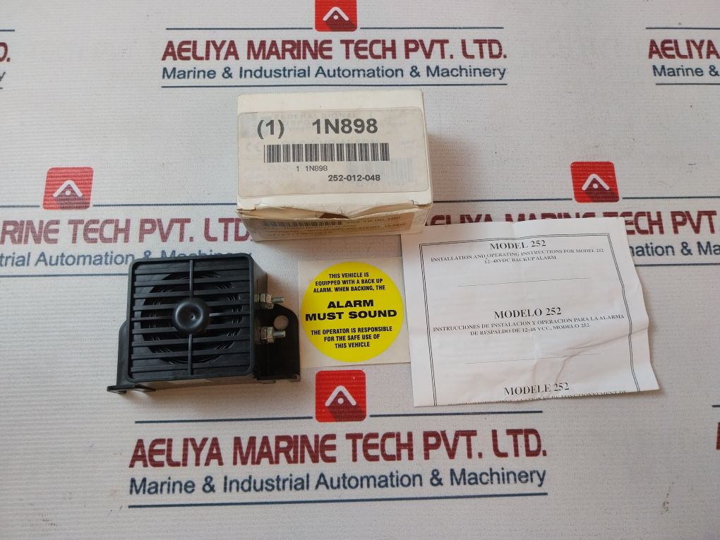 Federal Signal 252 Back-up Alarm 97 Db(A)