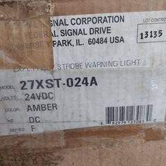Federal Signal 27Xst-024A Explosion-proof Strobe Warning Light 24Vdc