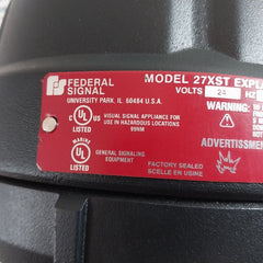 Federal Signal 27Xst-024A Explosion-proof Strobe Warning Light 24Vdc
