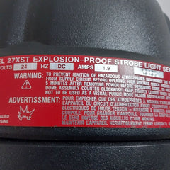 Federal Signal 27Xst-024A Explosion-proof Strobe Warning Light 24Vdc