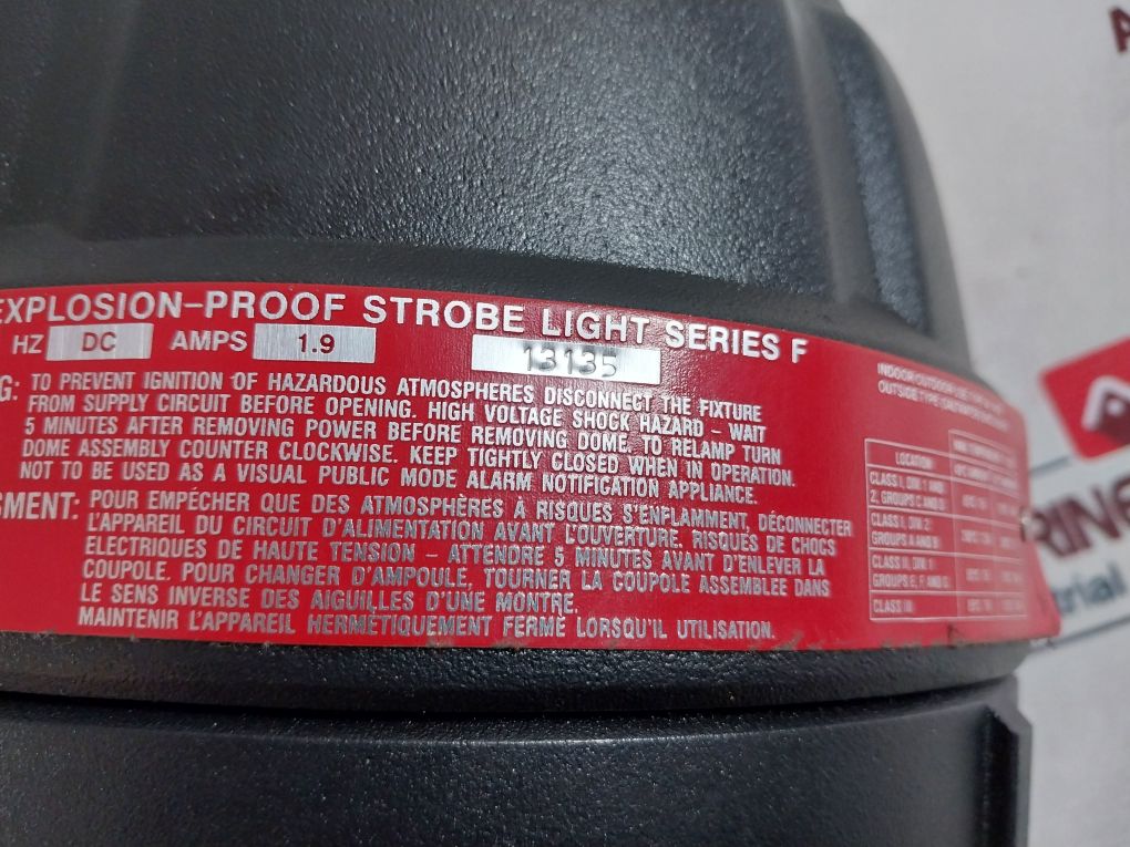 Federal Signal 27Xst-024A Explosion-proof Strobe Warning Light 24Vdc
