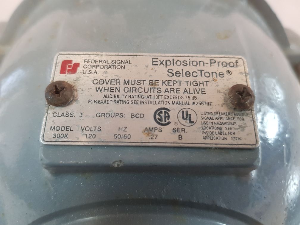 Federal Signal 300X Explosion-proof Amplified Speaker