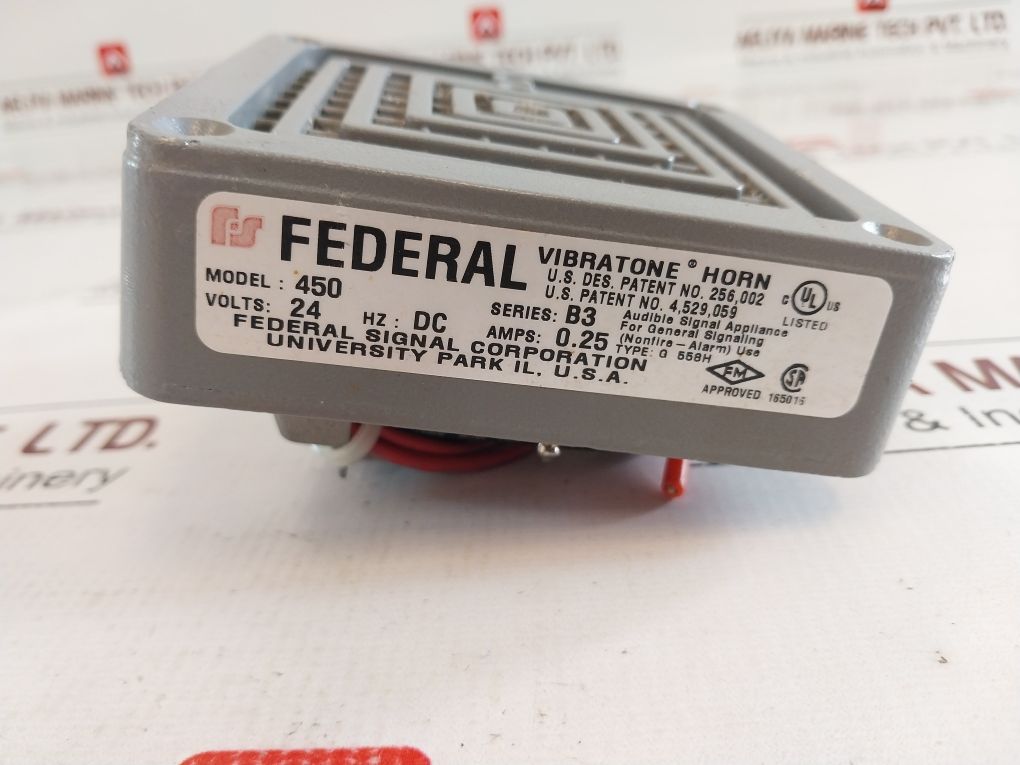 Federal Signal 450 Vibratone Horn Series: B3 