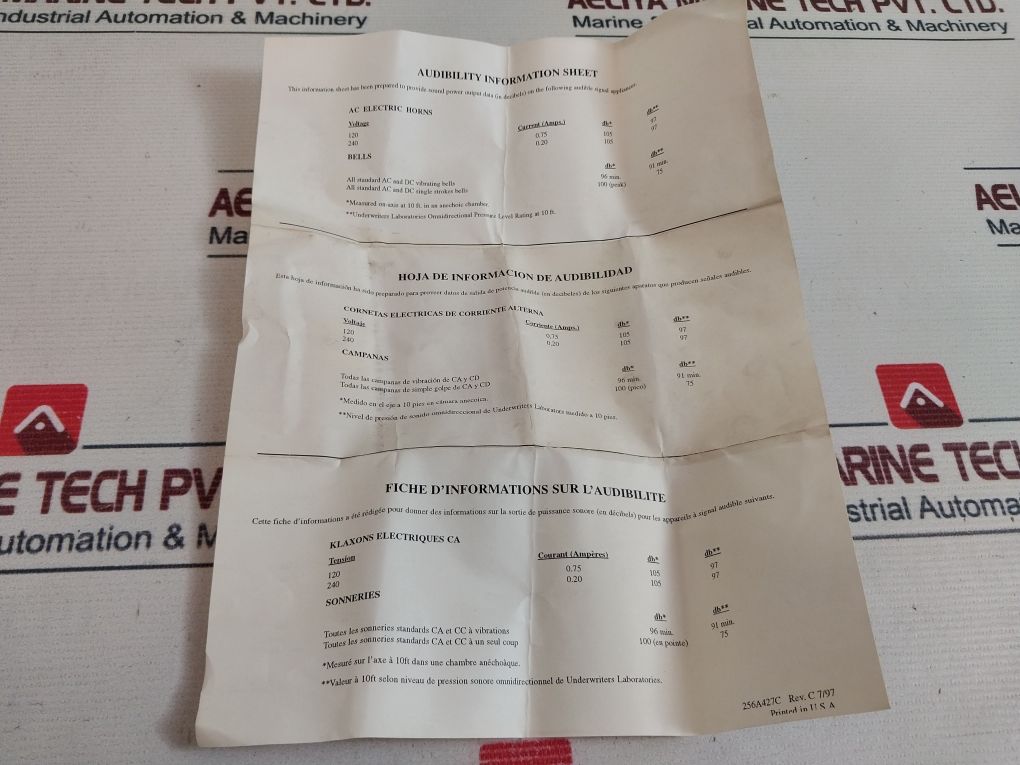 Federal Signal 600-024-1 Vibrating Bell Mechanism Series A1