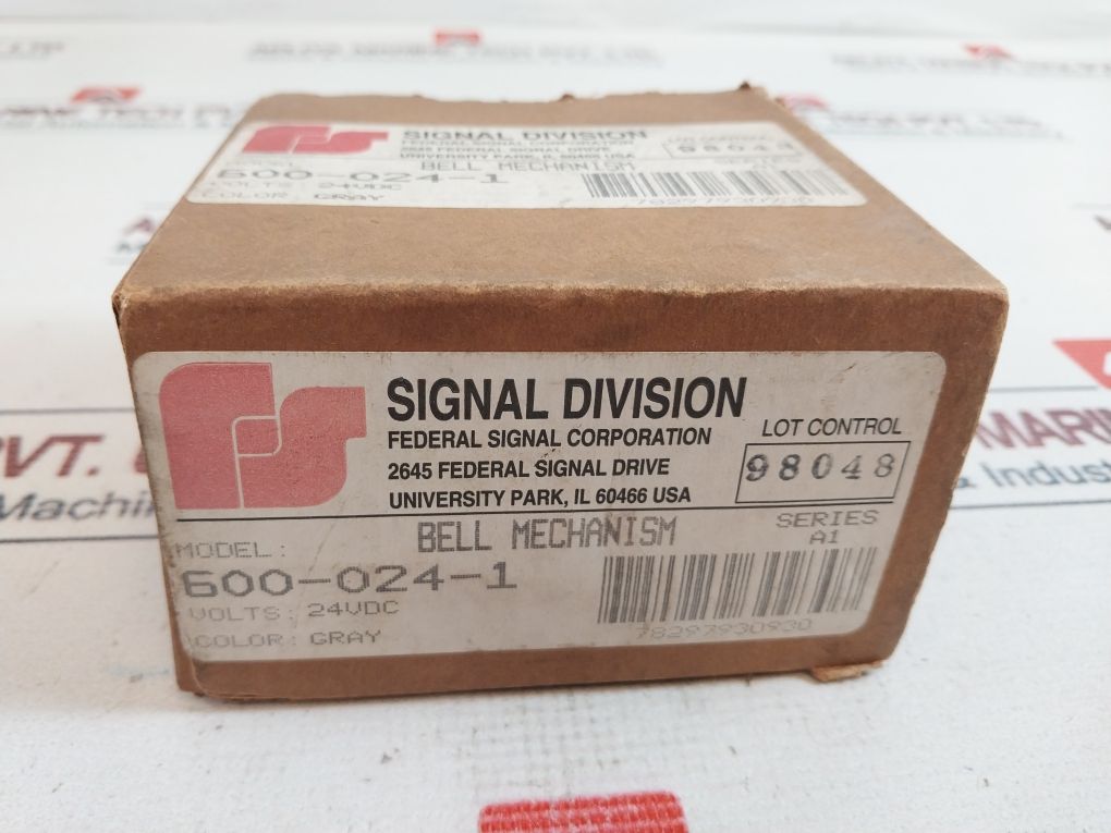 Federal Signal 600-024-1 Vibrating Bell Mechanism Series A1