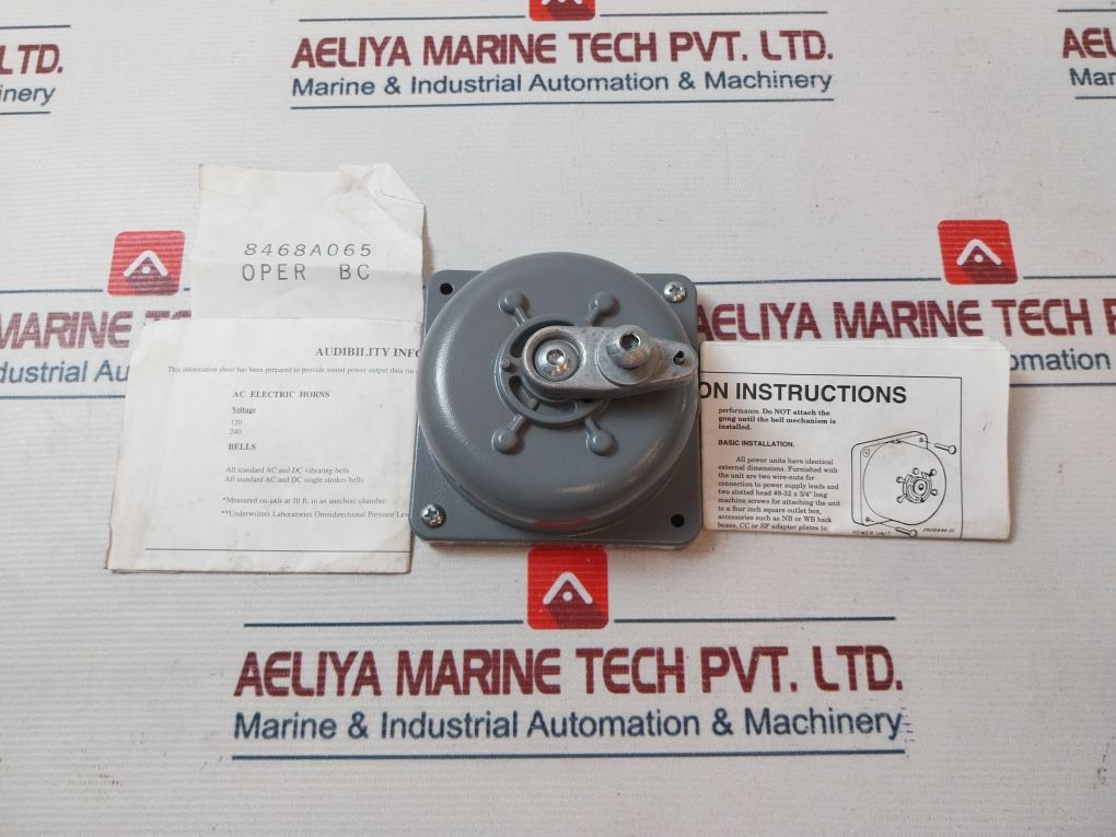 Federal Signal 600 Bell Mechanism