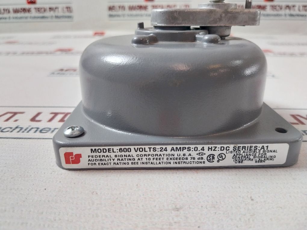 Federal Signal 600 Bell Mechanism