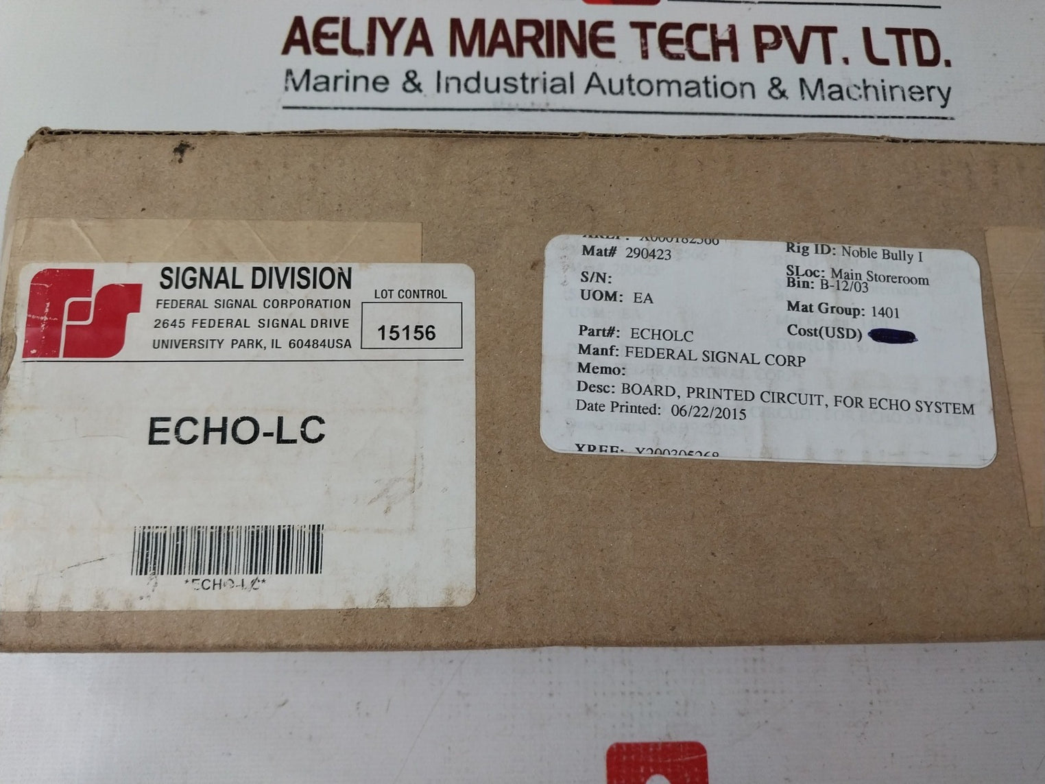 Federal Echo-lc Digital Intercom P1 To Echo-mb Free Shipping