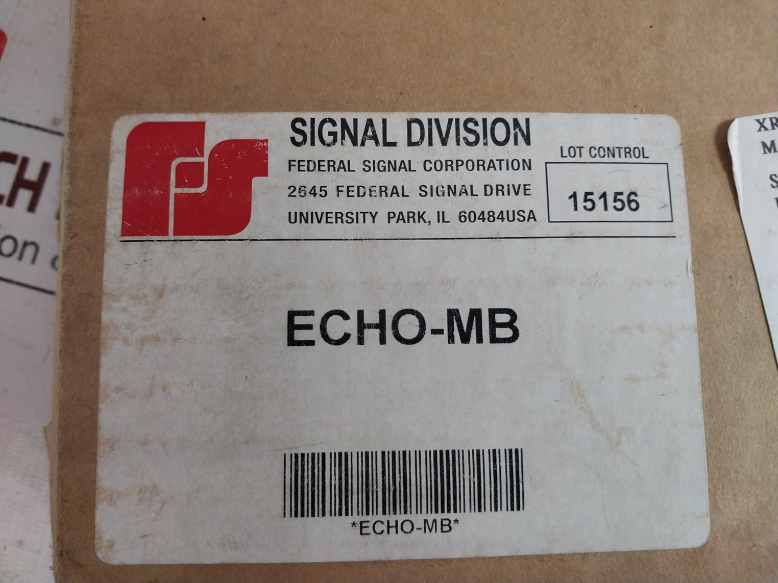 Federal Signal Echo-mb Digital Intercom Circuit Board 4350-fs