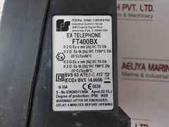Federal Signal Ft400Bx Ex Telephone