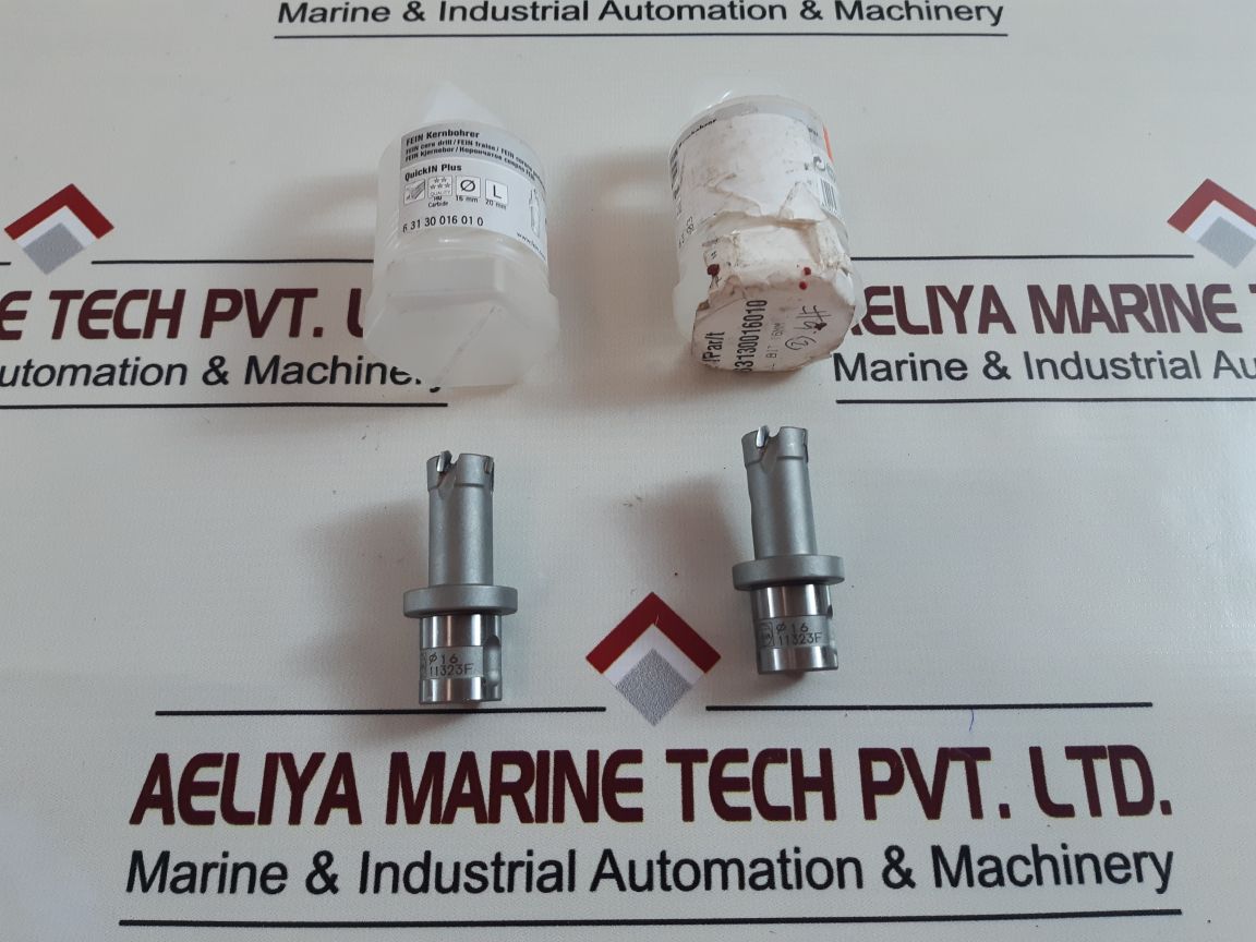 Fein 63130016010 16mm carbide core drill bit with quickin plus holder