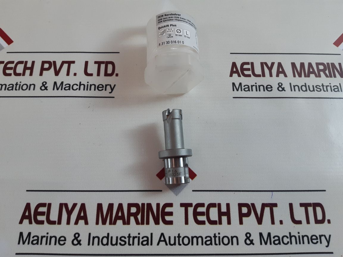 Fein 63130016010 16mm carbide core drill bit with quickin plus holder