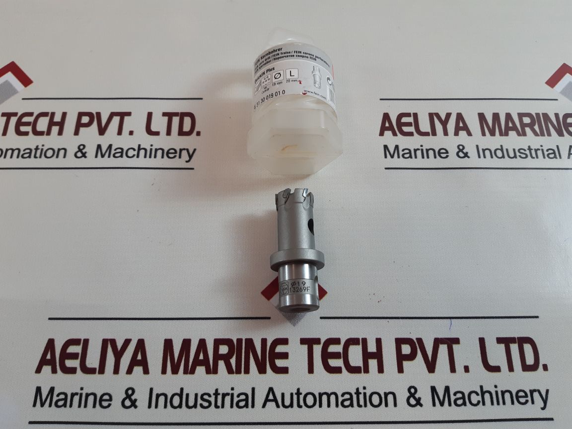 Fein 63130019010 19mm carbide core drill bit with quickin-plus holder