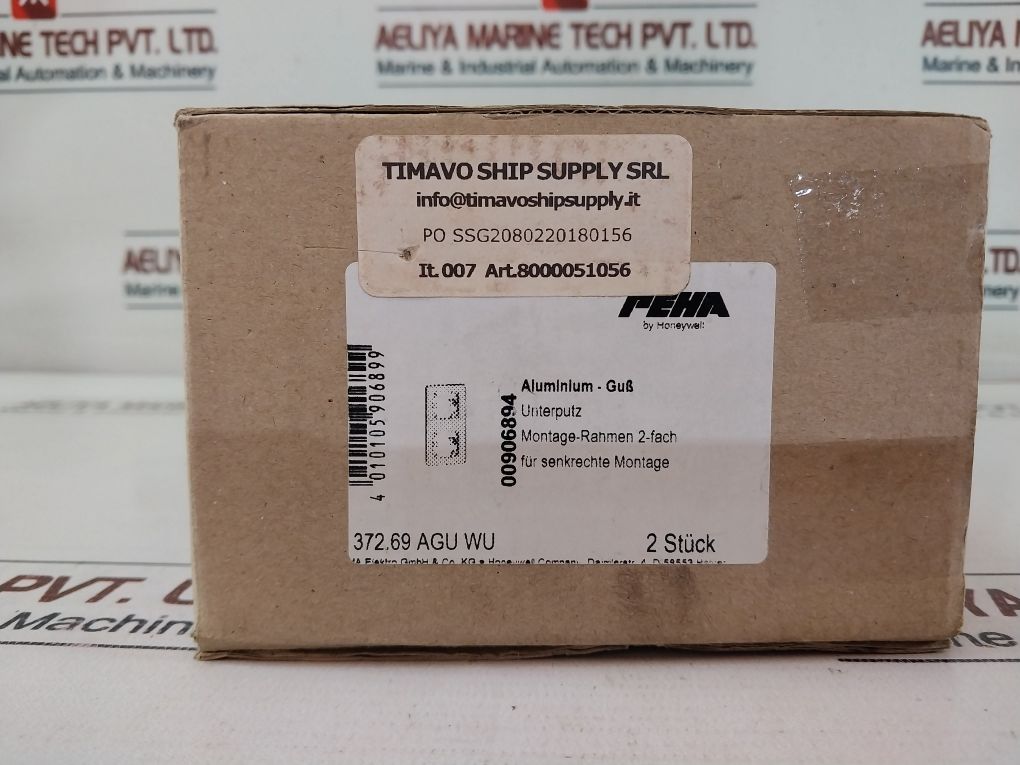 Feller/Schneider Electric M02916800 Flush Mounting Frame Double For Vertical