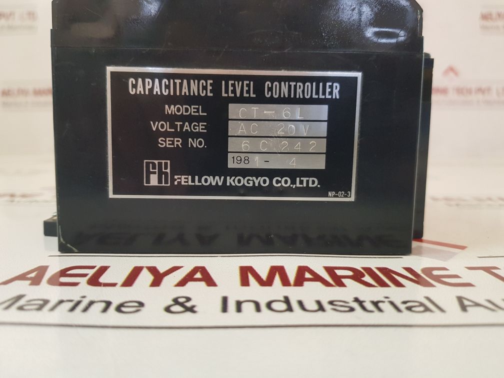 Fellow Kogyo Ct-6L Capacitance Level Controller