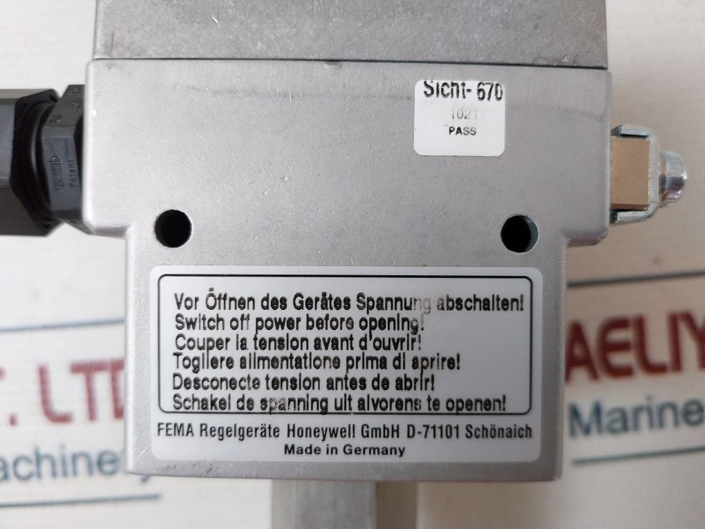 Fema Ex-dnm10 Pressure Switch Limiter Ip65 1-10 Bar