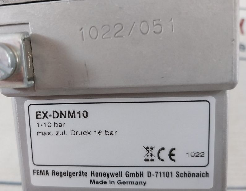 Honeywell Fema Ex-dnm 10 Pressure Switch Ip 65 Ac 250V