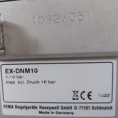 Honeywell Fema Ex-dnm 10 Pressure Switch Ip 65 Ac 250V