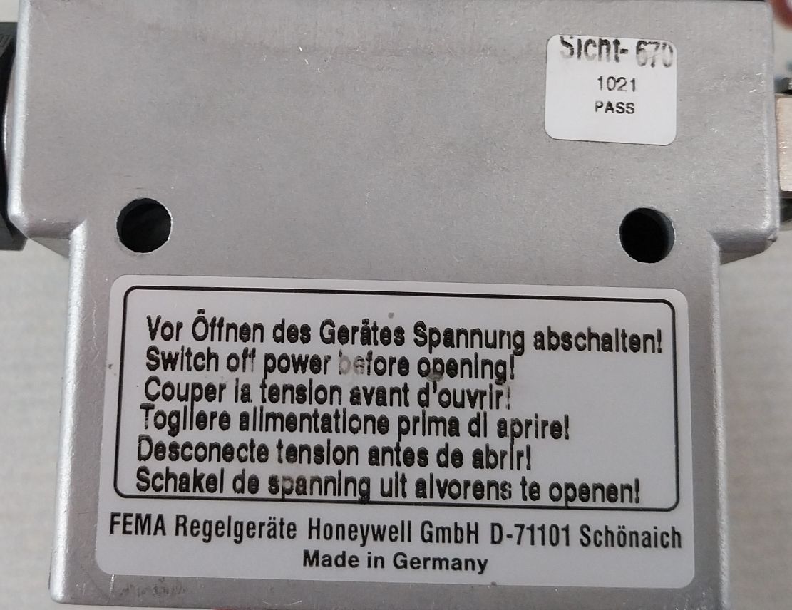 Honeywell Fema Ex-dnm 10 Pressure Switch Ip 65 Ac 250V