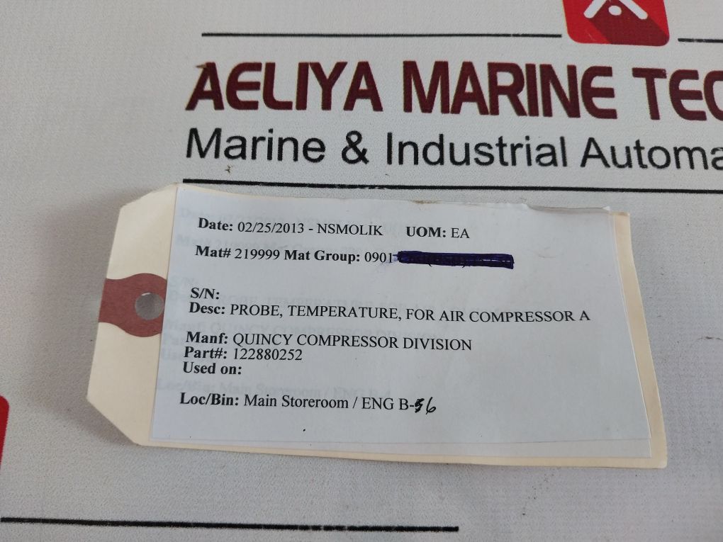 Fenwal 08-819991-011 Temperature Switch/Sensor L250F