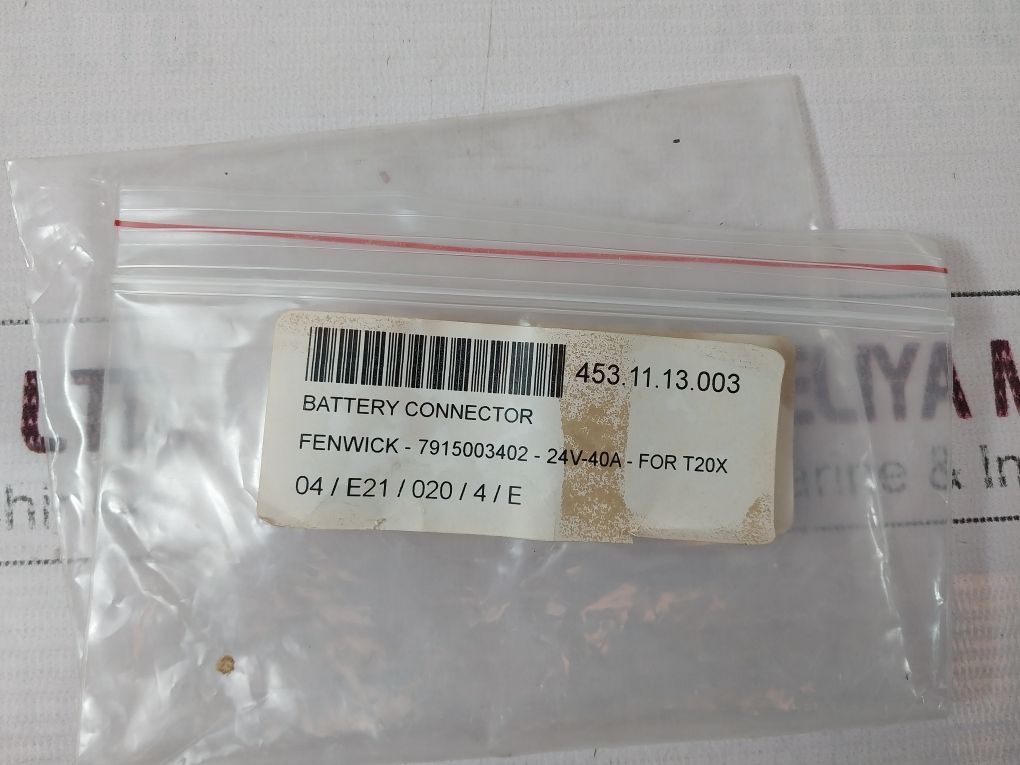 Lot Of 4X Fenwick 7915003402 Battery Connector 453.11.13.003, 24V 40A