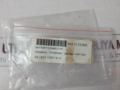 Lot Of 4X Fenwick 7915003402 Battery Connector 453.11.13.003, 24V 40A