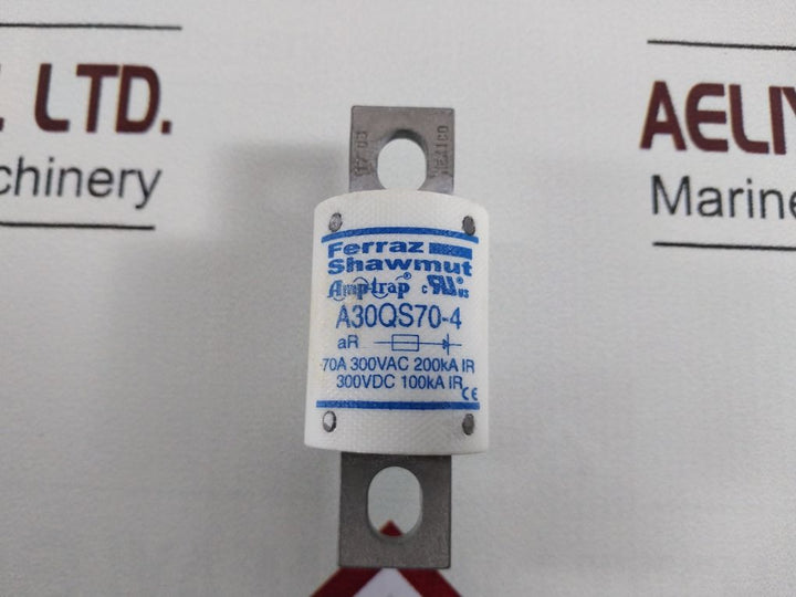 Ferraz Shawmut A30Qs70-4 Fuse 70A 300Vac 200Ka Ir