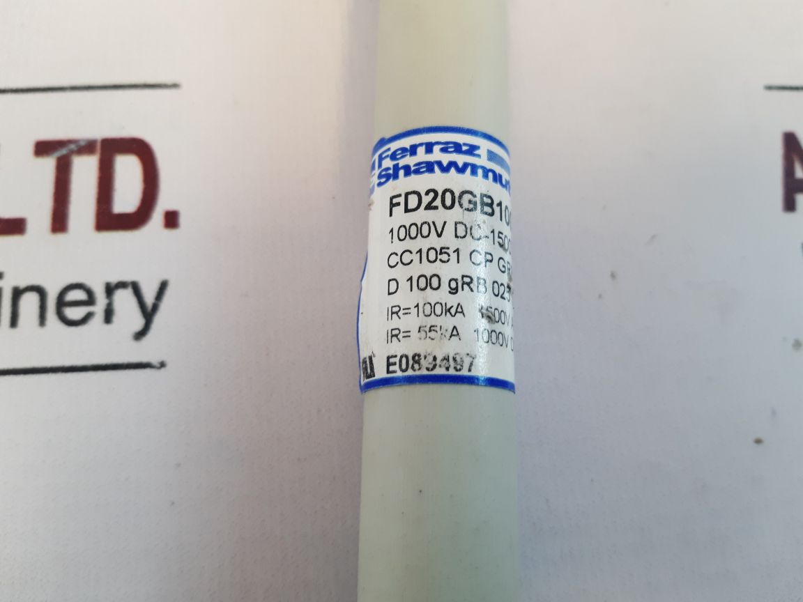 Ferraz Shawmut Fd20Gb100V25T Fuse Cc1051
