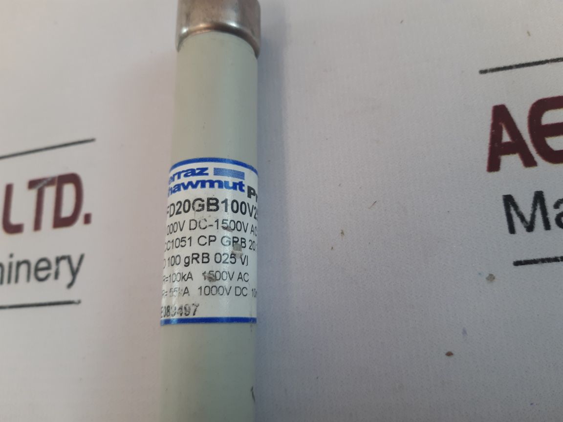 Ferraz Shawmut Fd20Gb100V25T Fuse Cc1051

