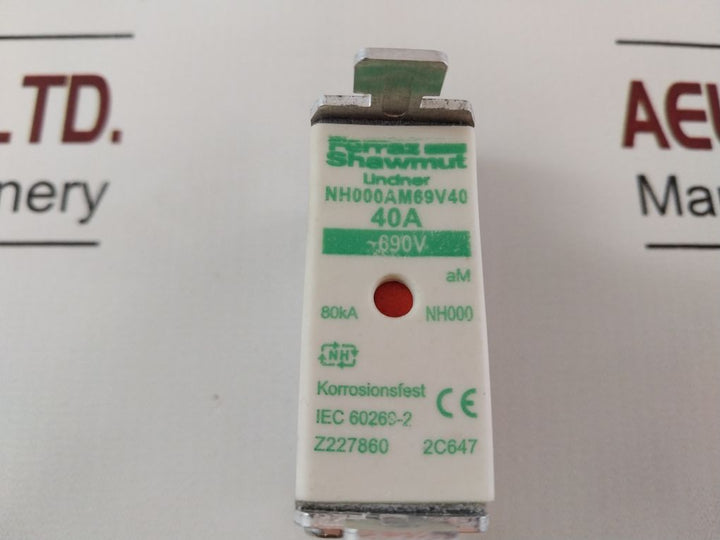 Ferraz Shawmut Nh000 Fuse Nh000Am69V40